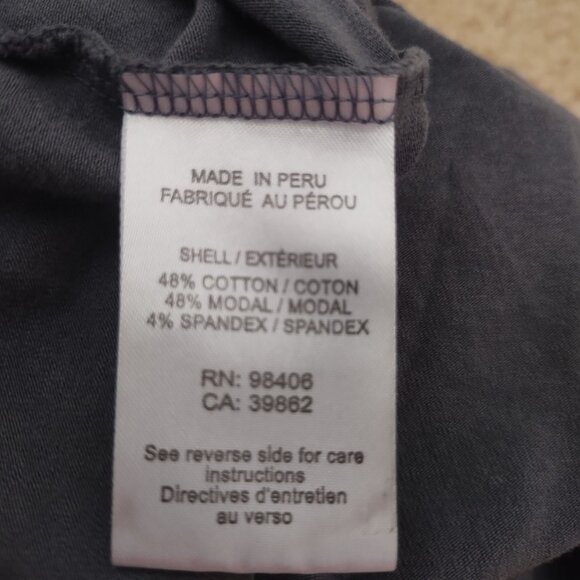 THEORY T-SHIRT - bluish gray cotton blend - Picture 2 of 5